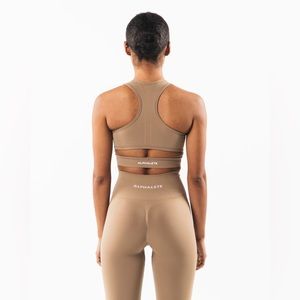 Alphalete sports bra and shorts set